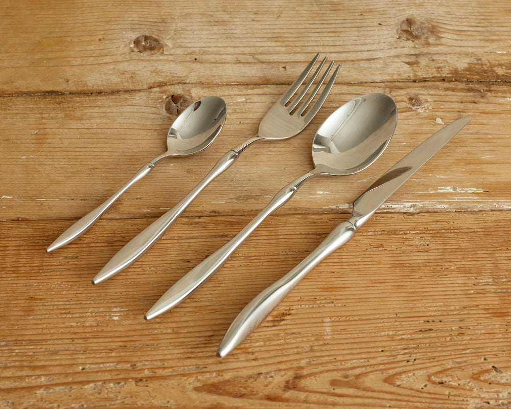 Monaco Silver Stainless Steel Cutlery Sets x16/24 pieces